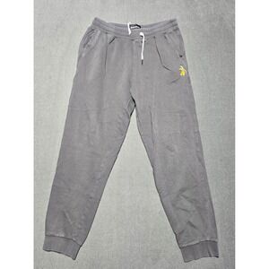 Bonobos‎ Slim Medium Gray Sweatpants Banana Embroidered Lounge Casual Joggers
